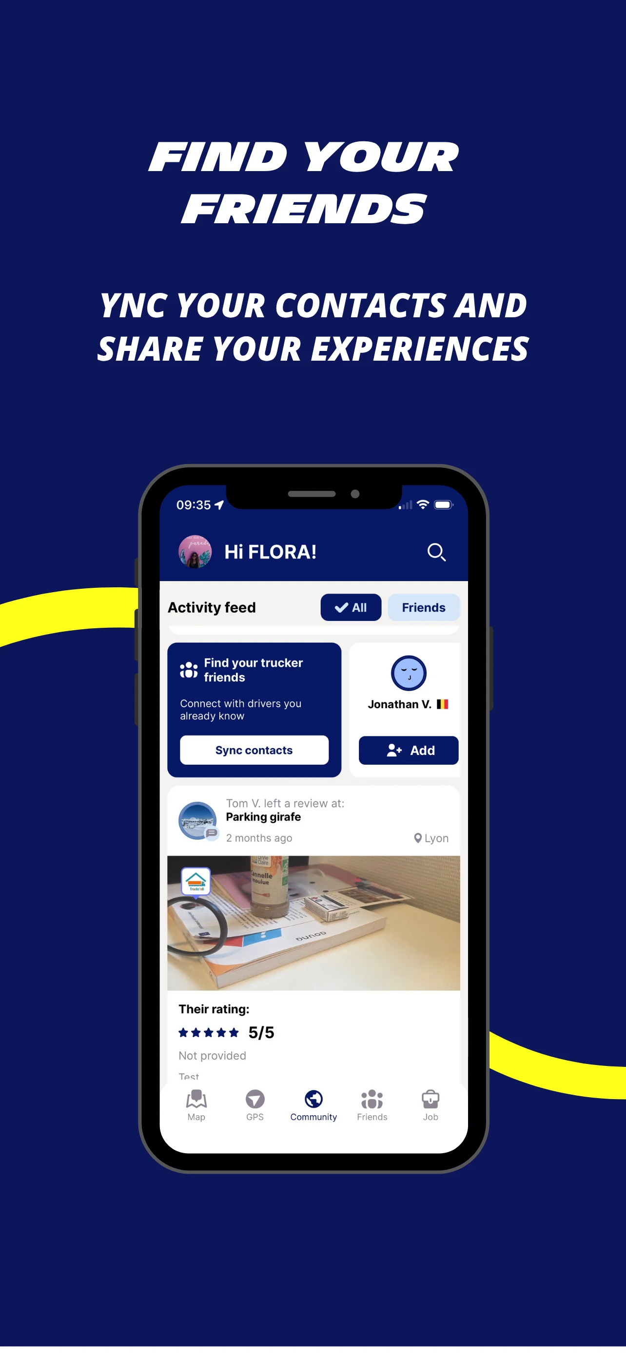 MICHELIN Truckfly - GPS screenshot