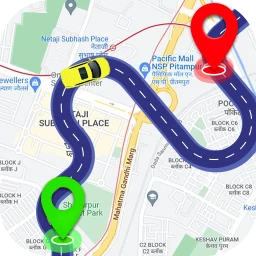 GPS Maps Navigation Traffic 아이콘